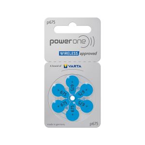 Μπαταρία Varta Power One για Ακουστικά Βαρηκοΐας P675 6 τμχ
