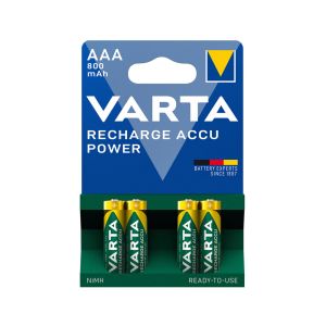 Μπαταρία Varta Recharge Accu Power AAA Επαναφορτιζόμενη 800 mAh 4 τμχ
