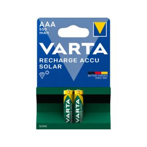 Μπαταρία Varta Recharge Accu Solar AAA Επαναφορτιζόμενη 550 mAh