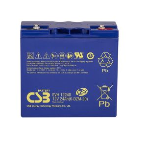 Μπαταρία Μολύβδου CSB EVΗ12240 12V 24Ah