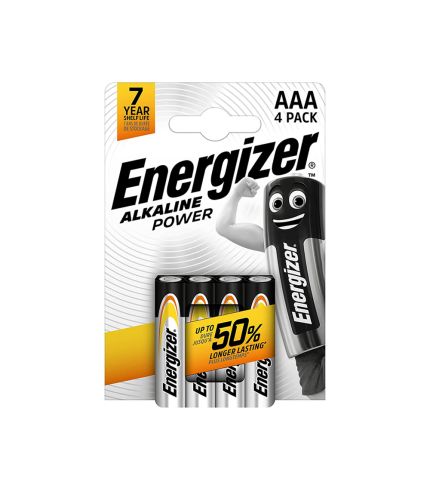 Mπαταρία Energizer Alkaline Power LR03 Αλκαλική AAΑ 4 τμχ