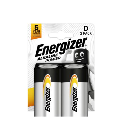 Mπαταρία Energizer Alkaline Power LR20 Αλκαλική D 2 τμχ