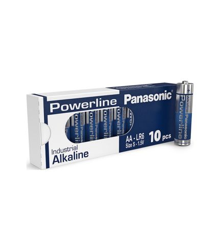 Mπαταρία Panasonic Powerline Industrial LR06 Αλκαλική AA 10 τμχ