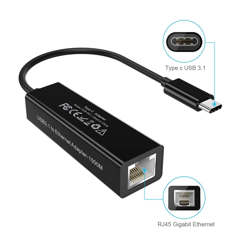 Choetech HUB-R01 USB c to Ethernet adapter