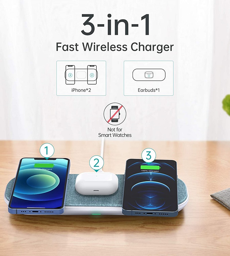 Choetech T569S 3in1 wireless charger