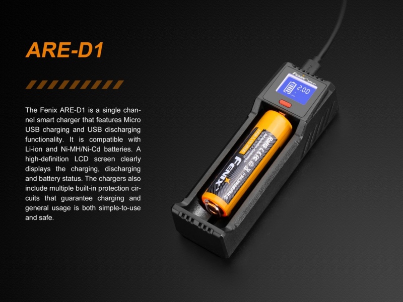 Fenix ARE-D1 Single Channel battery Charger