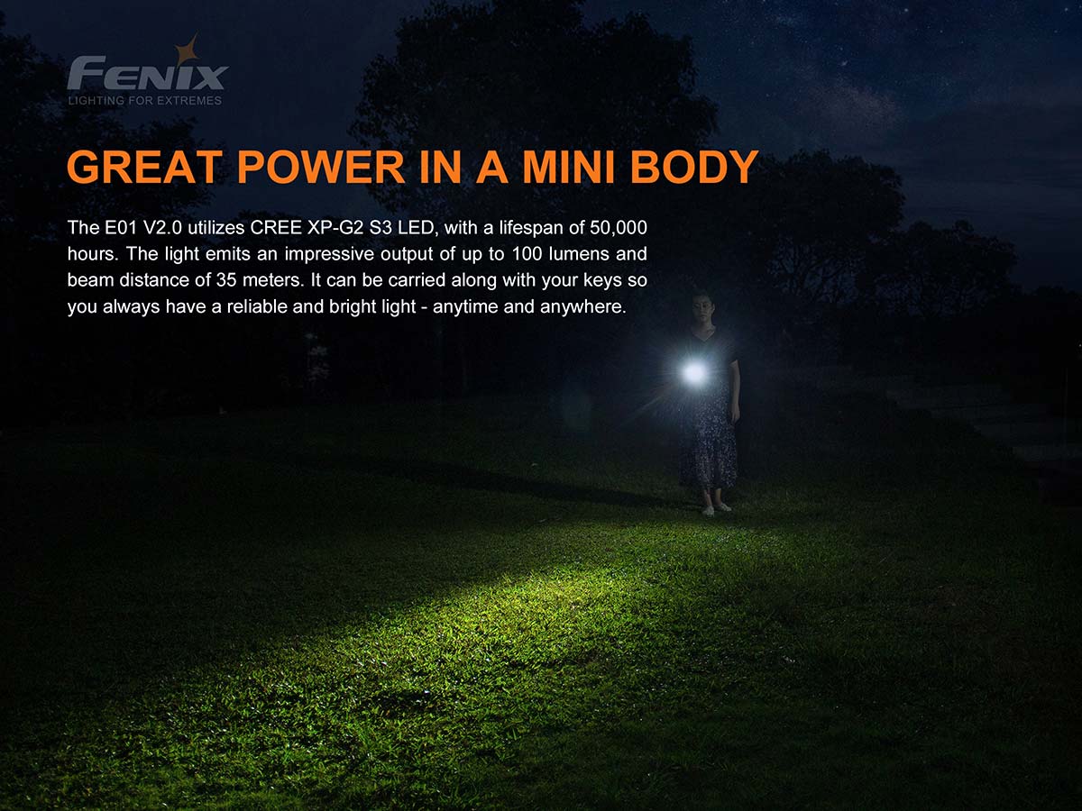 Fenix E01_V2 Keay Chain light