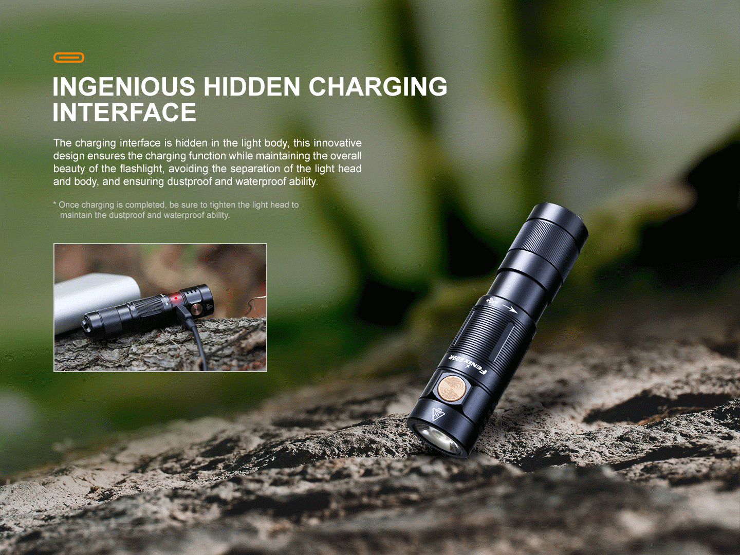 Fenix E09R 600 lumens
