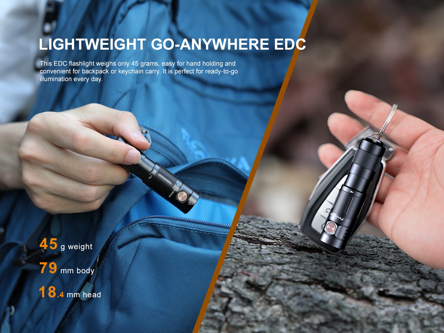 Fenix E09R 600 lumens