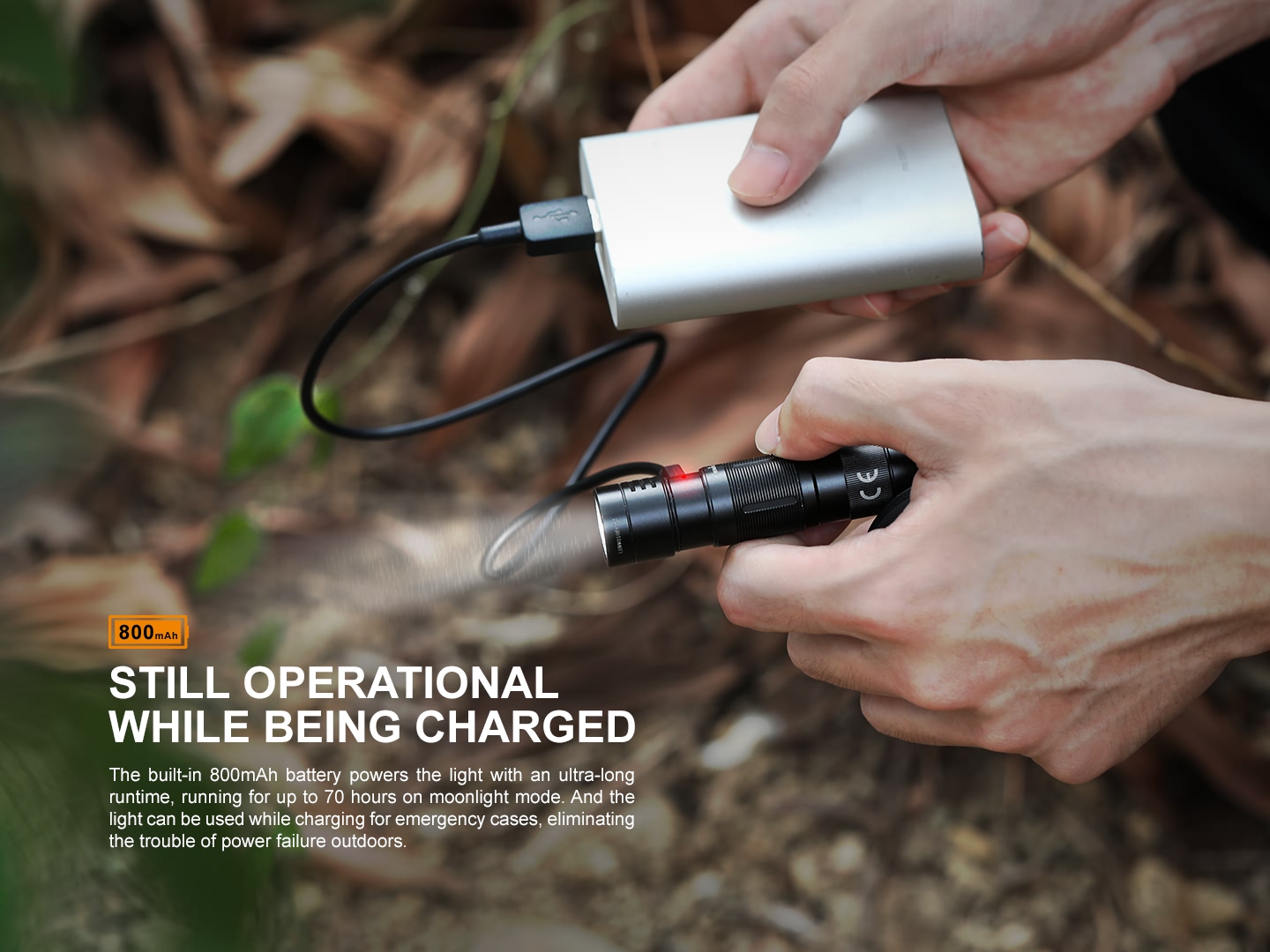 Fenix E09R 600 lumens