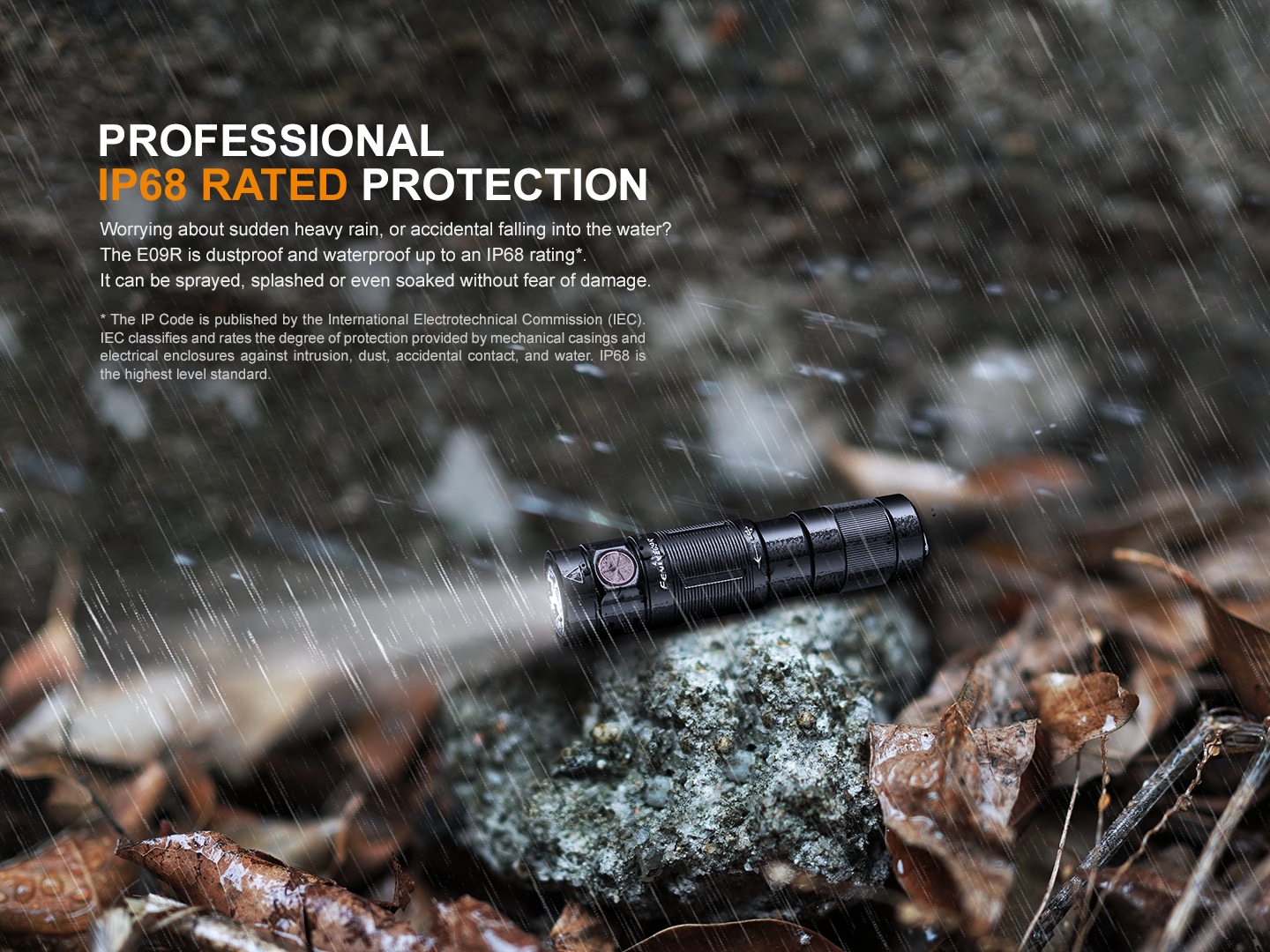 Fenix E09R 600 lumens