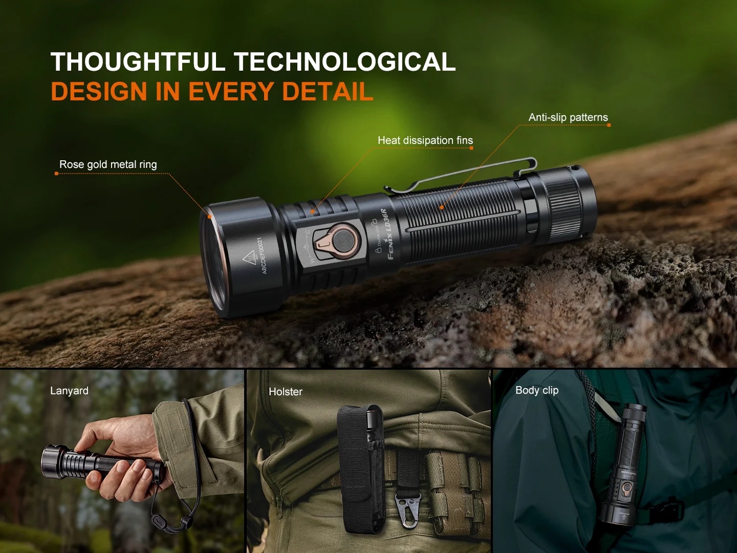 Fenix LD36R – RGB Color Lighting Modes