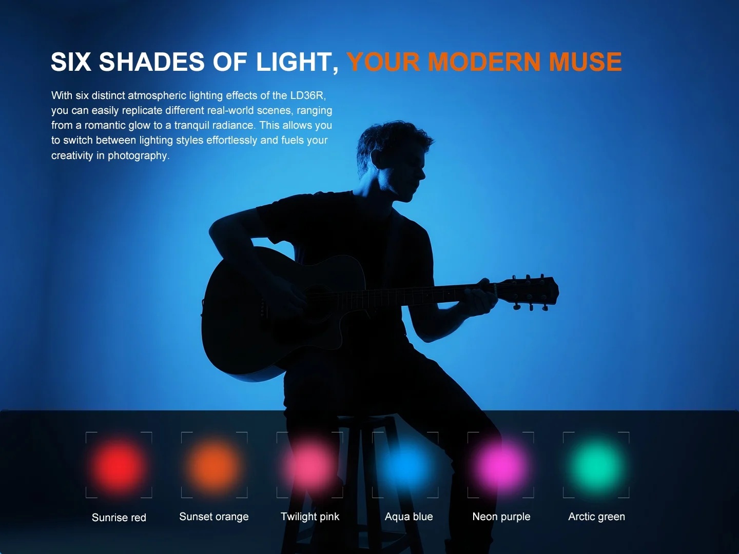 Fenix LD36R – RGB Color Lighting Modes