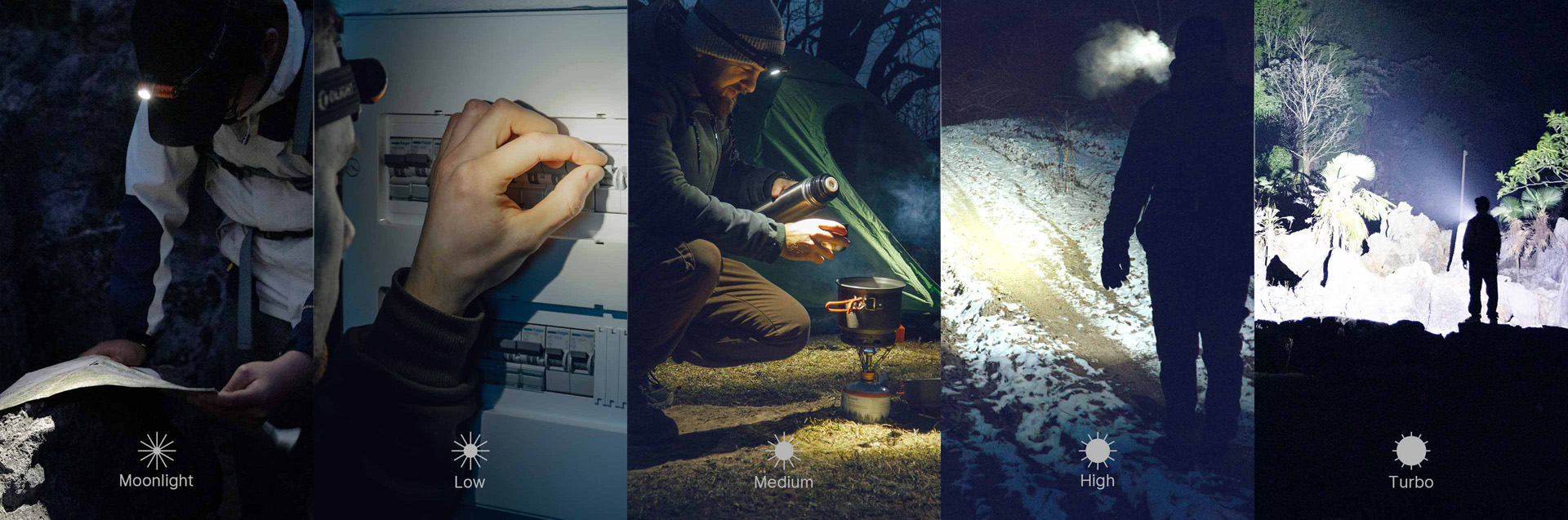 Olight Perun 3 Mini Premium Headlamp & Flashlight with Red and White Light