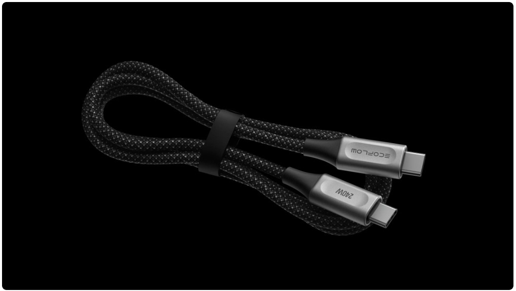 EcoFlow RAPID Pro USB-C to USB-C Cable (240 W, 1.8 m, Nylon Braided)