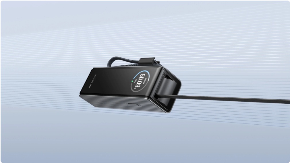 EcoFlow RAPID Power Bank 25,000mAh, 170W, Built-In Cables