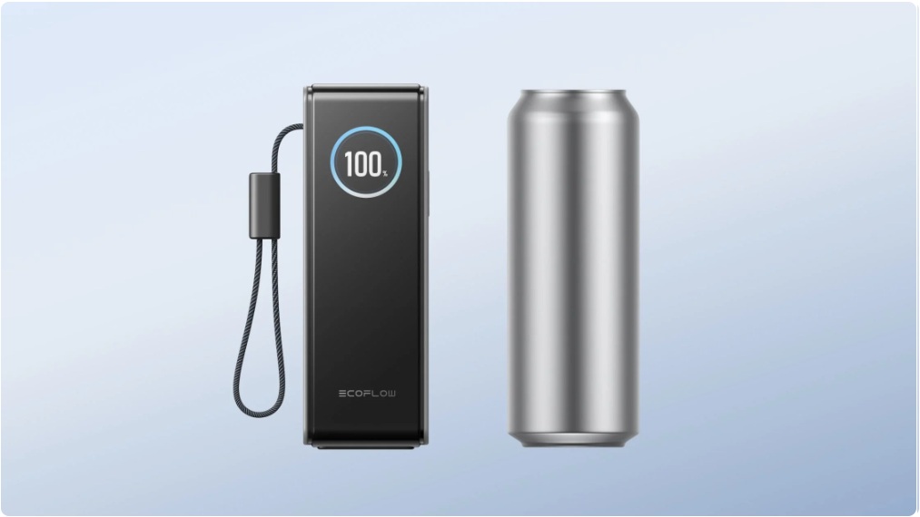 EcoFlow RAPID Power Bank 25,000mAh, 170W, Built-In Cables