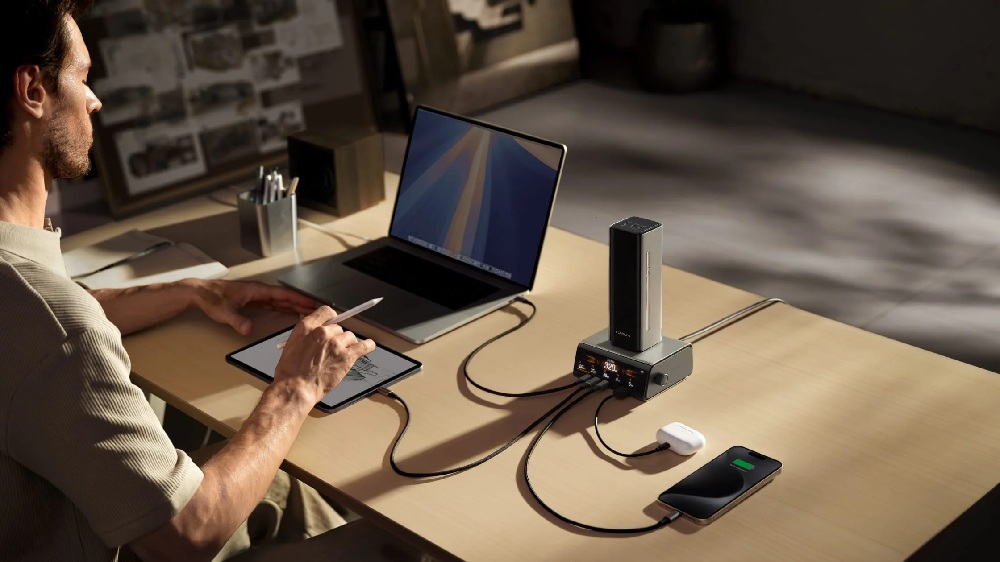 EcoFlow RAPID Pro Desktop Charger (320W, 5 Ports, GaN)