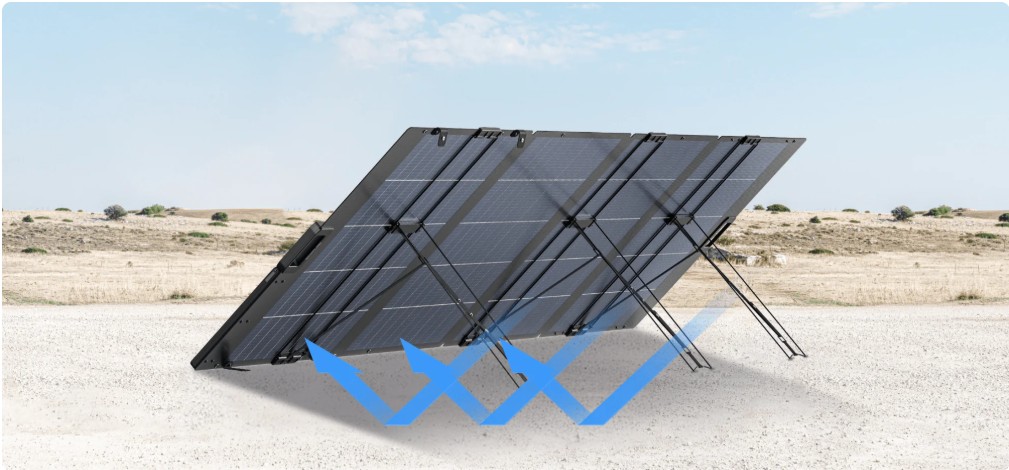 EcoFlow 400W Lightweight Portable Solar Panel IP68 waterproof design